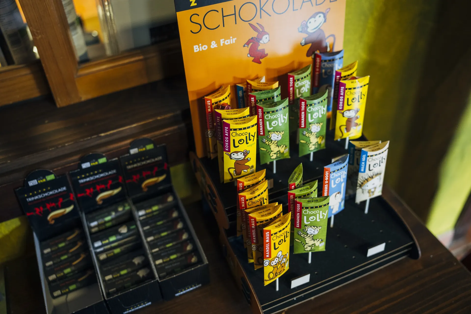 Schokolade in der Greisslerei