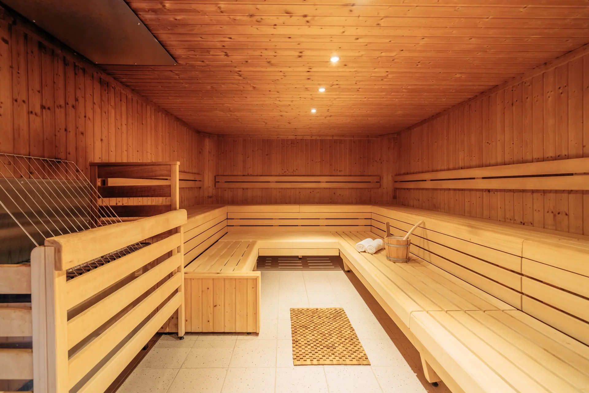 Dorfsauna von innen