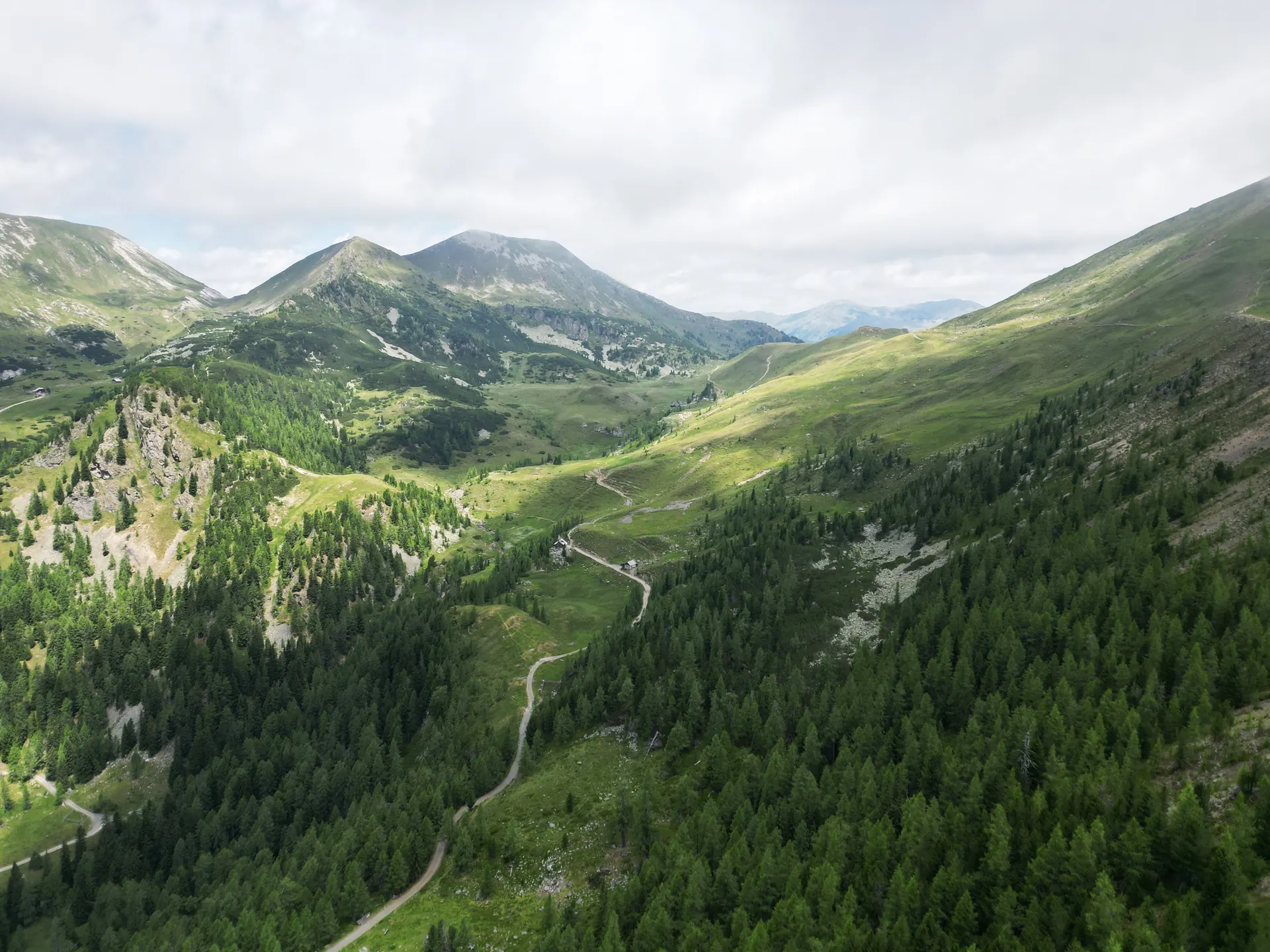 Nockberge von oben